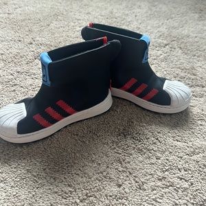 Adidas toddler zip up rain boots